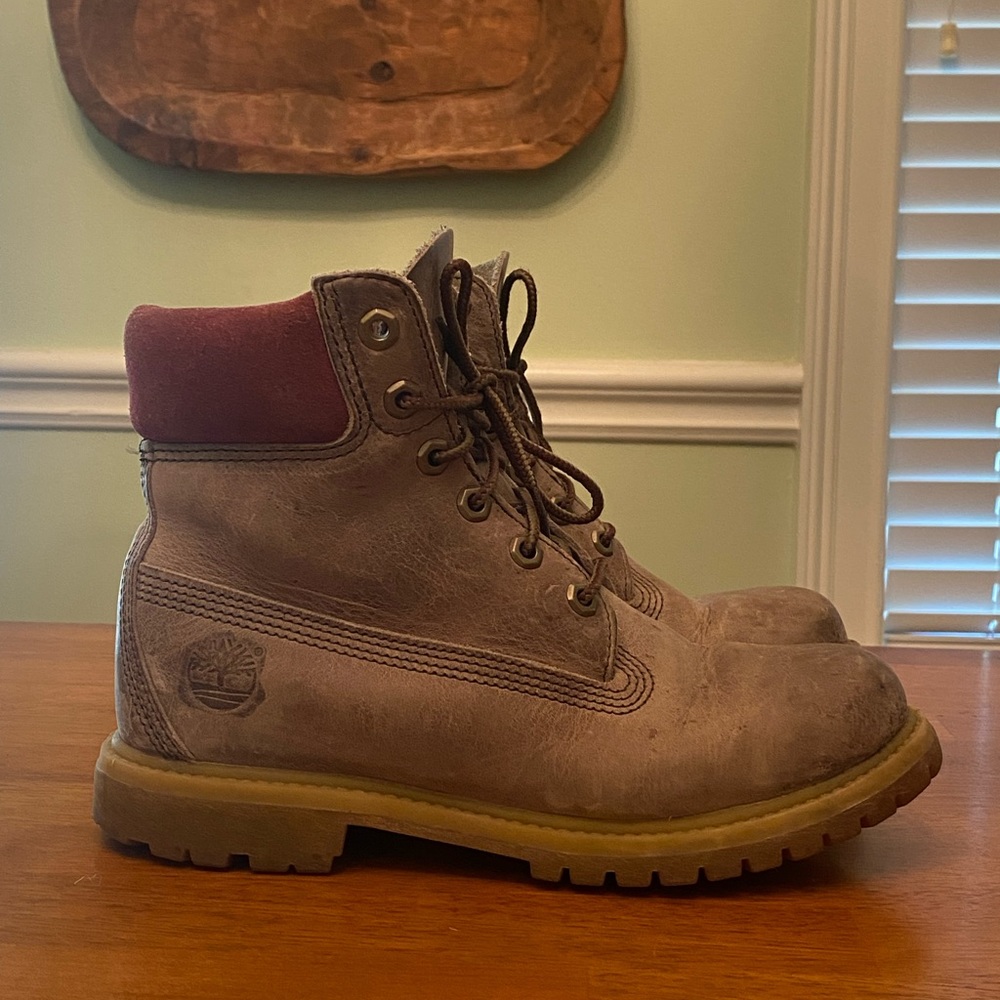Gray Timberland Ladies boots size 7